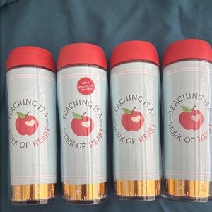 Teaching is a Work of Heart Leak Proof Travel Mug New